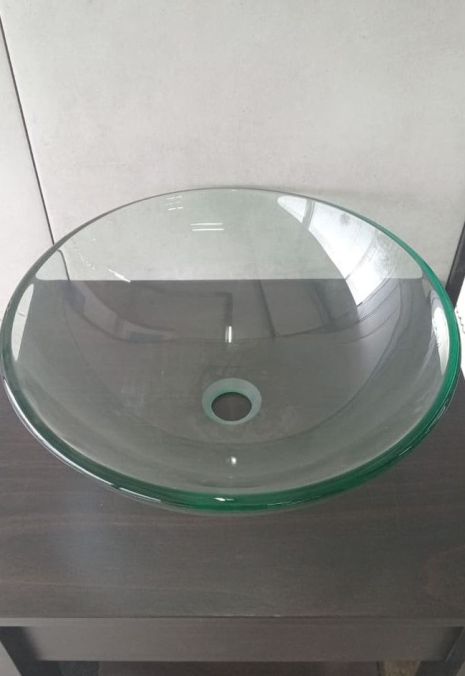 BACHA DE VIDRIO TRANSPARENTE PRINGLES 42CM