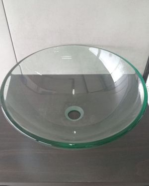 BACHA DE VIDRIO TRANSPARENTE PRINGLES 42CM