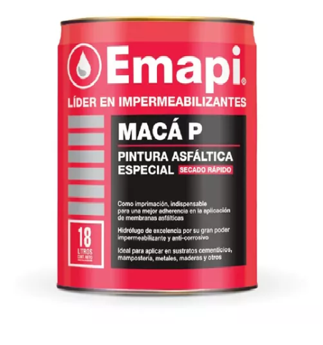 PINTURA ASFALTICA EMAPI X 18LTS MACA P